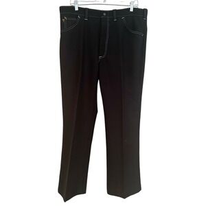 Dickson Jenkins Vintage Western‎ Cowboy High Rise Boot Cut Pants Men's 36" Black